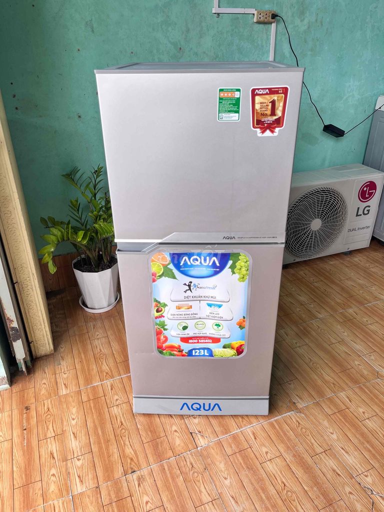 Tủ lạnh Aqua 125l Bạc Tự xả tuyết Đã sử dụng. Mua bán Tủ lạnh tại Thành phố Trà Vinh Trà Vinh được đăng bởi Điện Máy Điện Lạnh Thanh lý hình 1