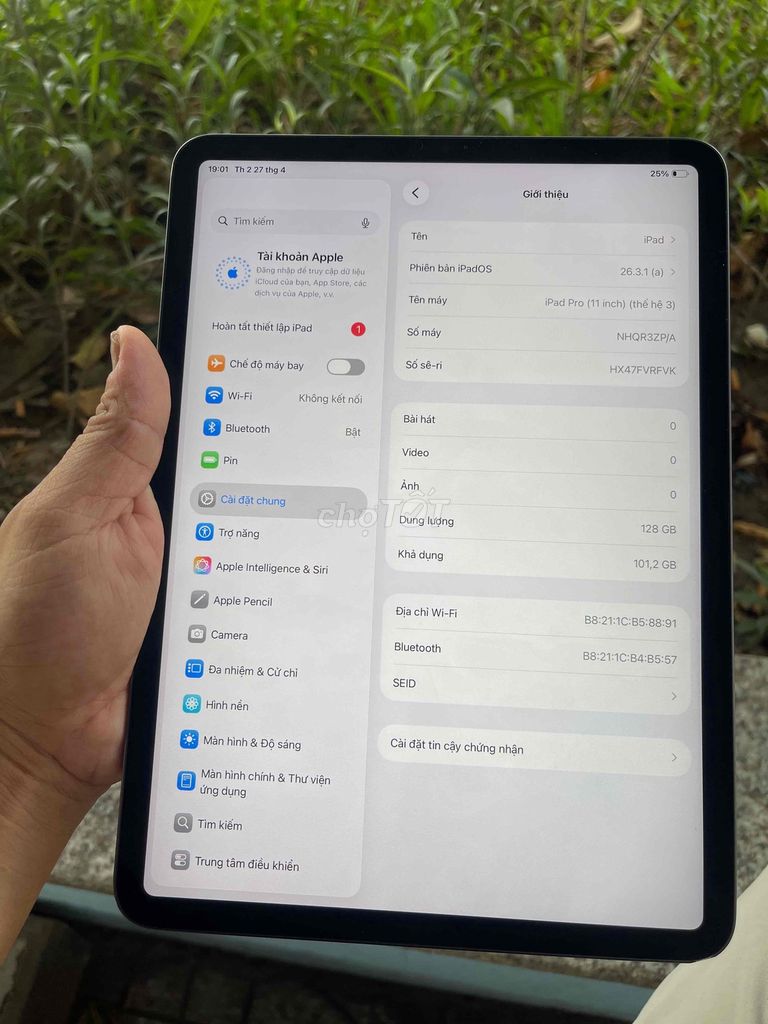 IPAD PRO M1 11inch 128g wifi pin 90. Mua bán Máy tính bảng tại Quận 12 Tp Hồ Chí Minh được đăng bởi nông dân phố hình 1