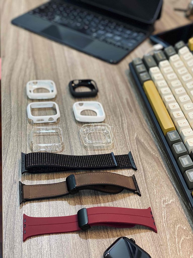 Apple watch series 4 44mm thép đen pin 100%