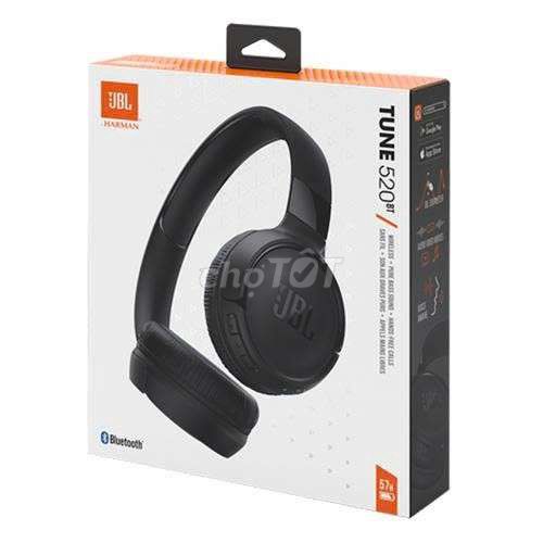Tai nghe JBL Tune 520BT Đen Mới. Mua bán Tivi, Âm thanh tại Quận Hoàn Kiếm Hà Nội được đăng bởi Kin kin Nâu hình 1