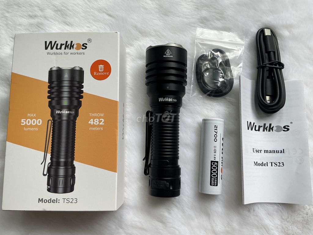 Đèn pin Wurkkos TS23 sáng 5000 lumen chiếu xa 482m. Mua bán Đèn tại Quận Phú Nhuận Tp Hồ Chí Minh được đăng bởi Van hình 1