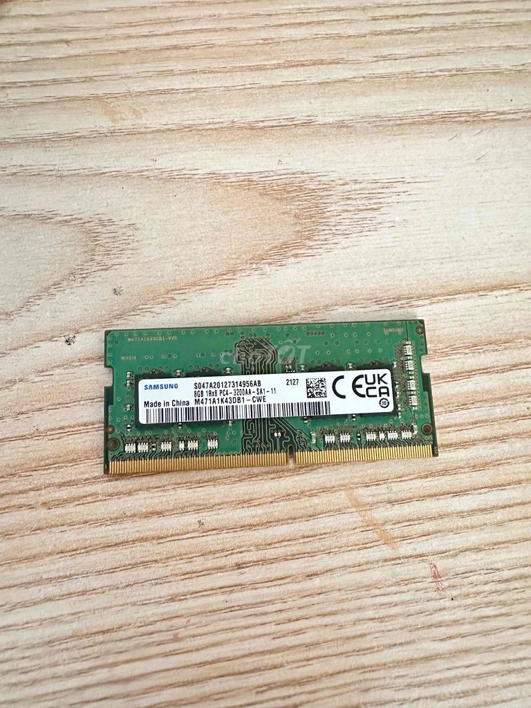 RAM Samsung 8GB DDR4 3200AA. Mua bán Linh kiện (RAM, Card...) tại Thành phố Vĩnh Yên Vĩnh Phúc được đăng bởi minh p hình 1