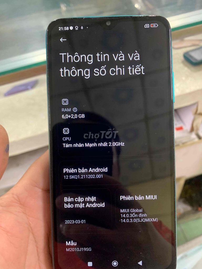Xiaomi Redmi 9T 128GB Xanh ngọc. Mua bán Điện thoại tại Thành phố Biên Hòa Đồng Nai được đăng bởi Caonhan hình 1