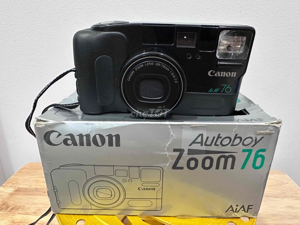 Máy ảnh Canon Autoboy Zoom 76 Đen. Mua bán Máy ảnh, Máy quay tại Thành phố Sóc Trăng Sóc Trăng được đăng bởi Phạm Toàn Thắng hình 1
