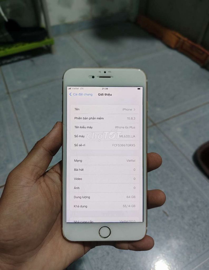 iPhone 6s Plus 64GB Vàng quốc tế. Mua bán Điện thoại tại Thành phố Thủ Dầu Một Bình Dương được đăng bởi Minh Nhựt hình 1