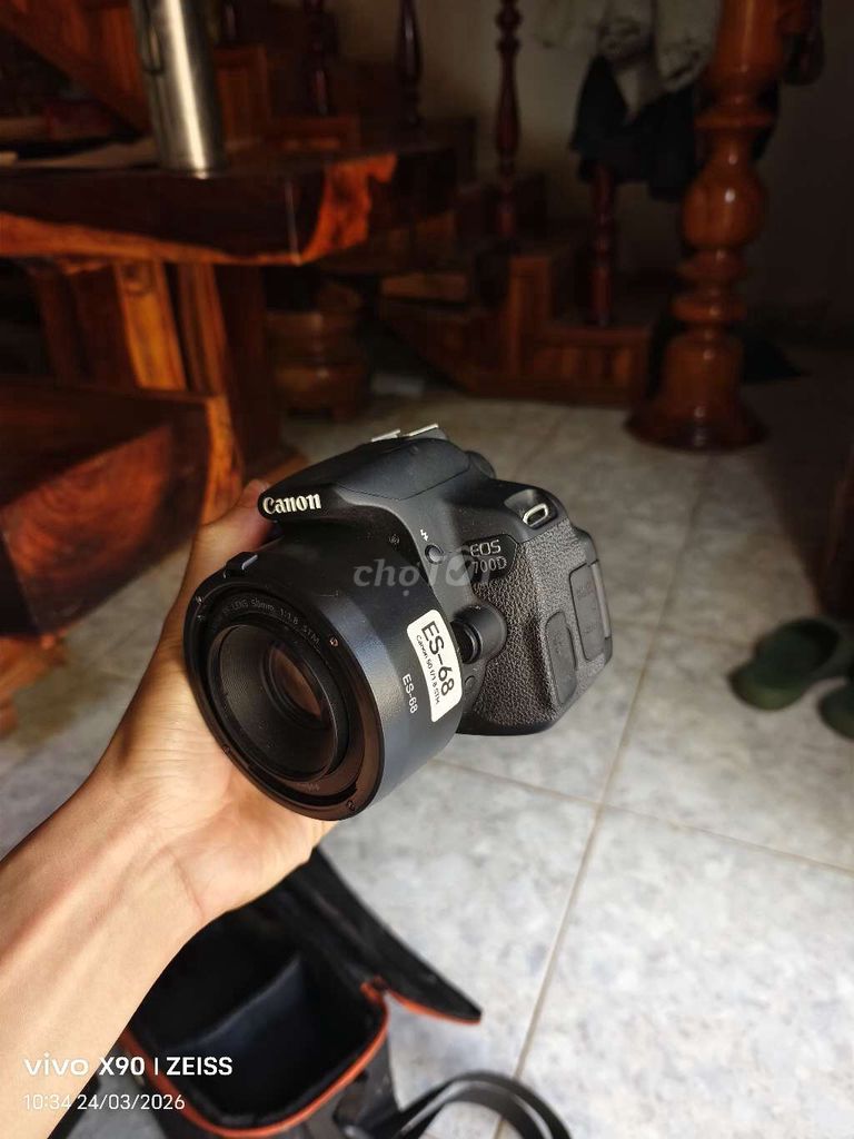 Máy ảnh Canon 700D Đã qua sử dụng. Mua bán Máy ảnh, Máy quay tại Thành phố Buôn Ma Thuột Đắk Lắk được đăng bởi Hiếu Chu hình 1
