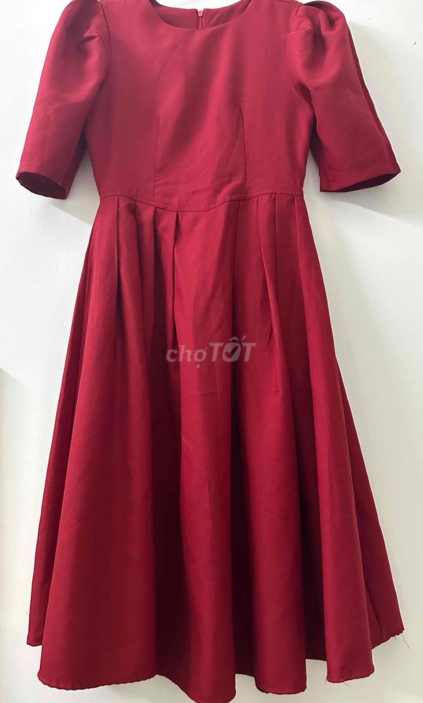 Đầm Nữ Đỏ Đô XOÈ RỘNG- SIZE S- HÀNG MỚI 99%. Mua bán Quần áo tại Quận Tân Phú Tp Hồ Chí Minh được đăng bởi Tem hình 1