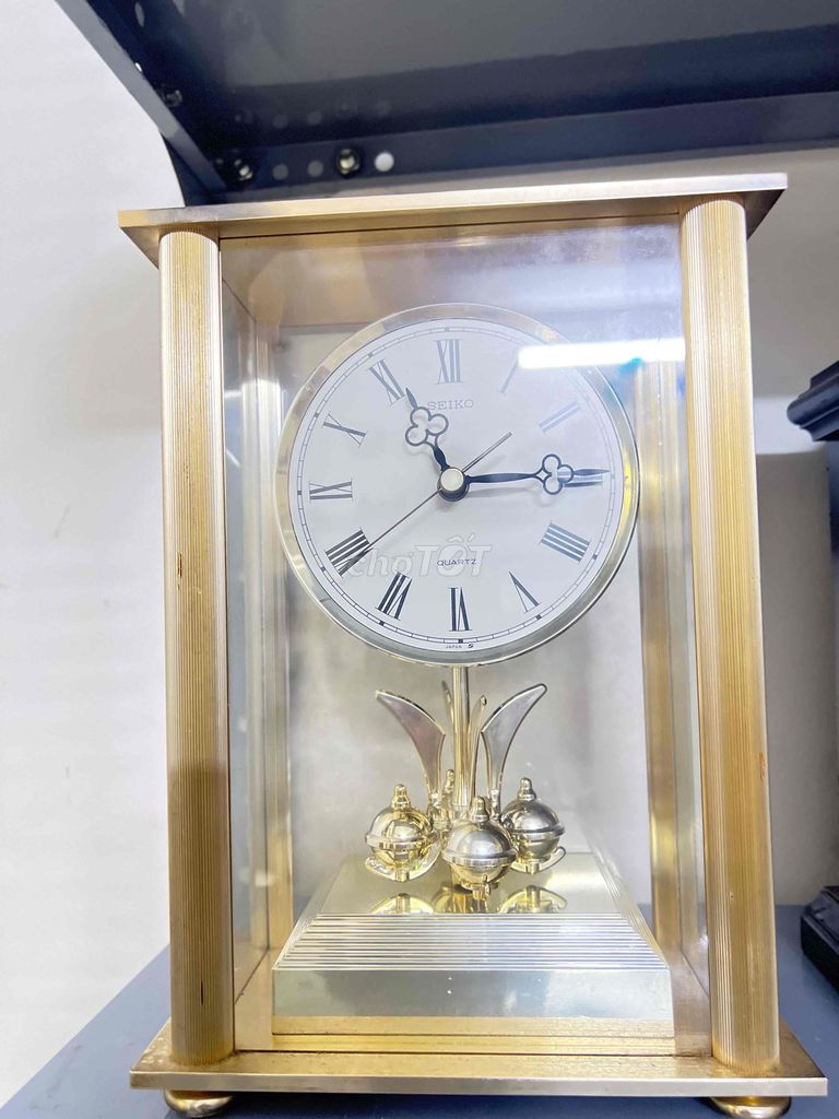Đồng hồ để bàn Seiko Quartz Vàng. Mua bán Nội thất, đồ gia dụng khác tại Quận Phú Nhuận Tp Hồ Chí Minh được đăng bởi Nguyễn Thị Kim Chi hình 1