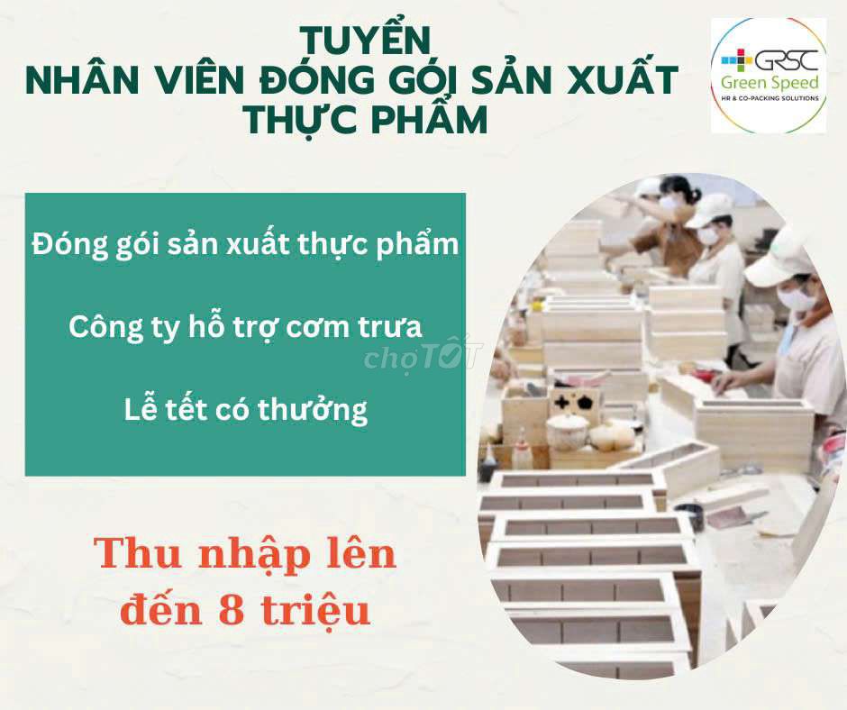 NHÂN VIÊN ĐÓNG GÓI THỰC PHẨM