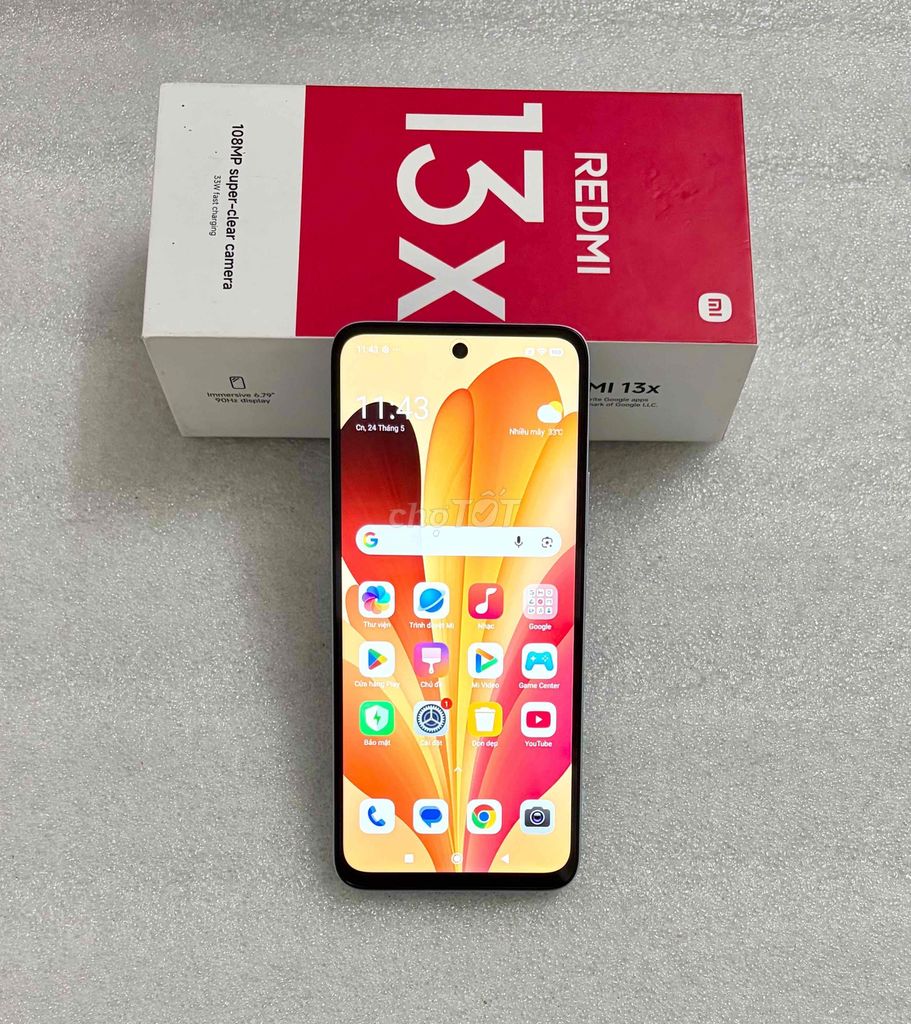 XIAOMI REDMI 13X (RAM 8/128) Fullbox.BH 16 tháng. Mua bán Điện thoại tại Quận Ninh Kiều Cần Thơ được đăng bởi Quốc Cường Computer hình 1