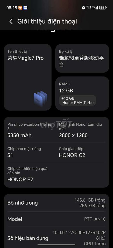 Honor Magic7 Pro 12GB/256GB. Mua bán Điện thoại tại Huyện Châu Phú An Giang được đăng bởi Ha Thanh Sang hình 1