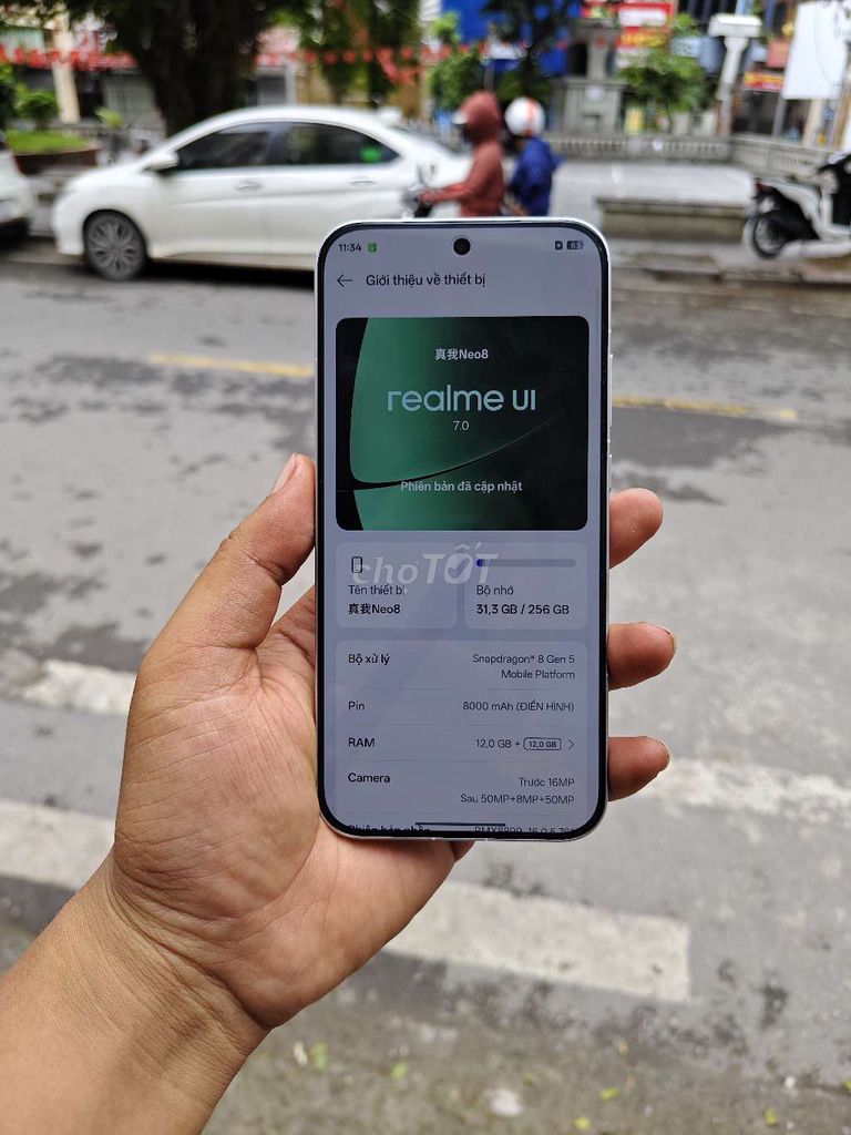 Realme Neo 8 12/256GB Bạc. Mua bán Điện thoại tại Thị xã Sơn Tây Hà Nội được đăng bởi Hà tây hình 1