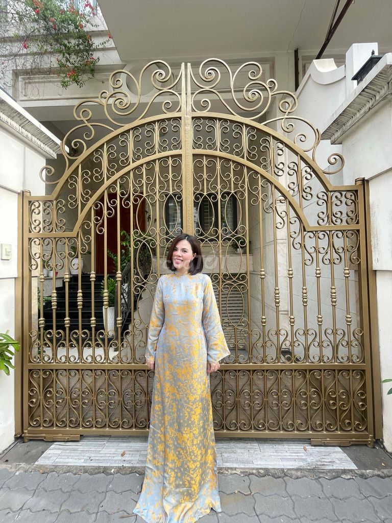 Áo dài Nữ Gấm tuyết mai Phom suông size M. Mua bán Quần áo tại Quận Tân Phú Tp Hồ Chí Minh được đăng bởi Luci hình 1