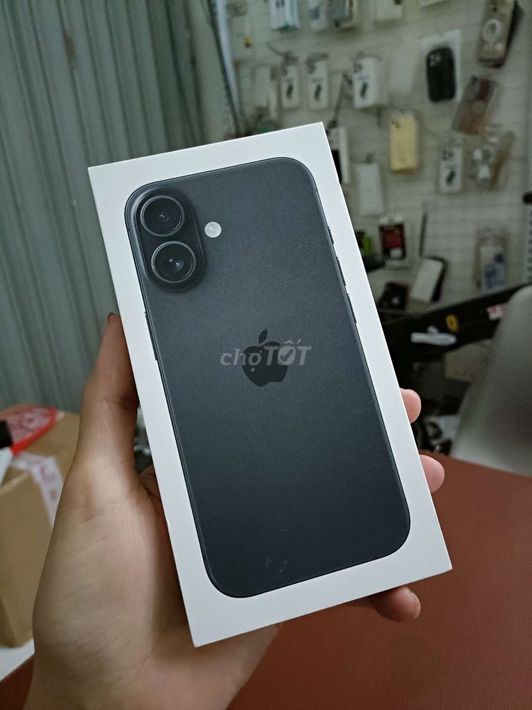 iPhone 16 128GB Đen J/A bản có khay sim new seal . Mua bán Điện thoại tại Quận Thanh Khê Đà Nẵng được đăng bởi TT PHONE hình 1