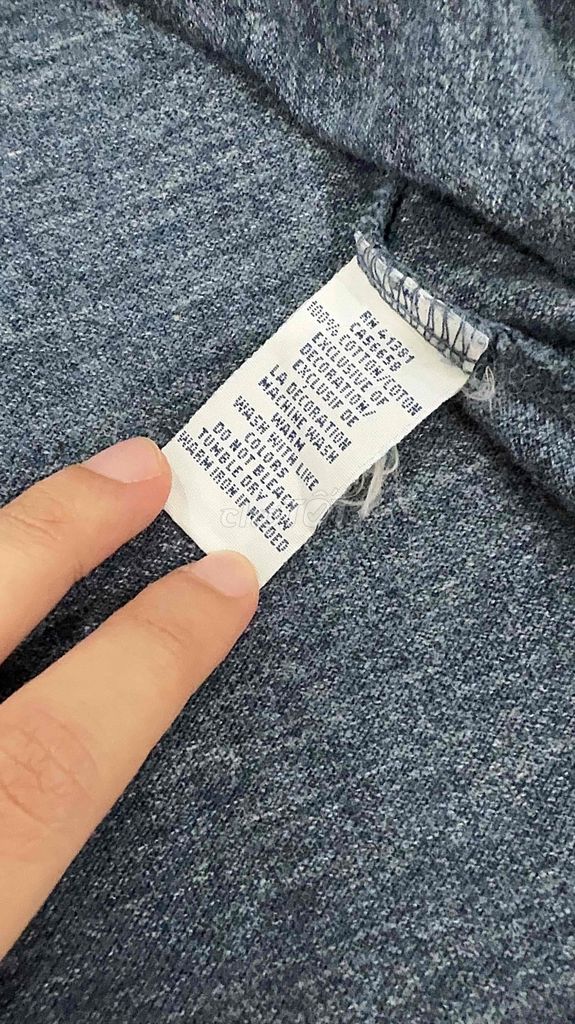 Pass áo thun polo Ralph Lauren Size M màu xanh