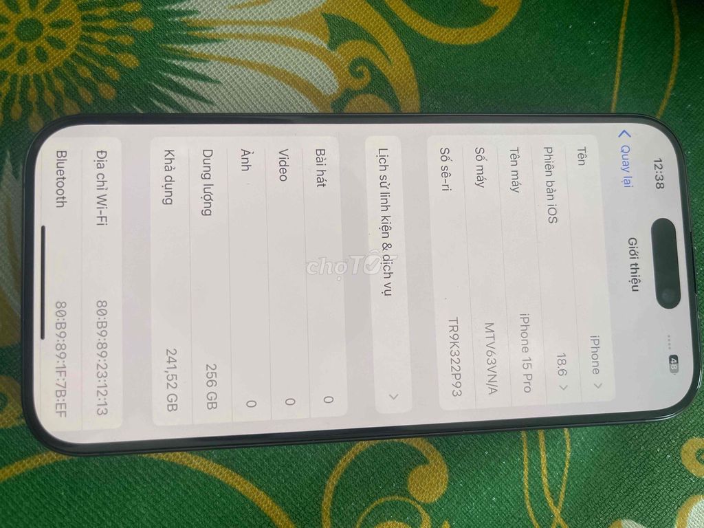 iPhone 15 Pro 256GB Đen bản vn. Mua bán Điện thoại tại Thị xã Phú Mỹ Bà Rịa - Vũng Tàu được đăng bởi nguyễn duy hình 1