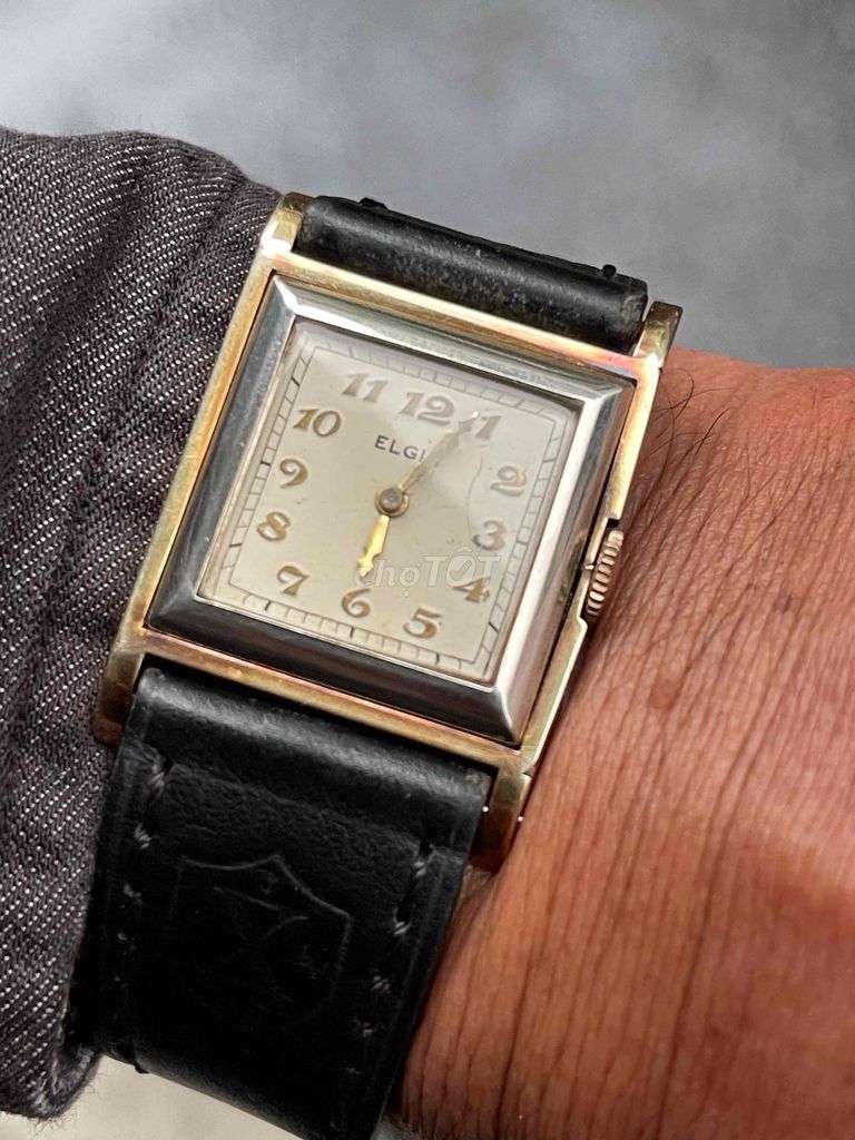 Đồng hồ Elgin Nam Vàng 14KGF Thép. Mua bán Đồng hồ tại Quận 10 Tp Hồ Chí Minh được đăng bởi Antique unique GIAO LƯU SƯU TẦM hình 1