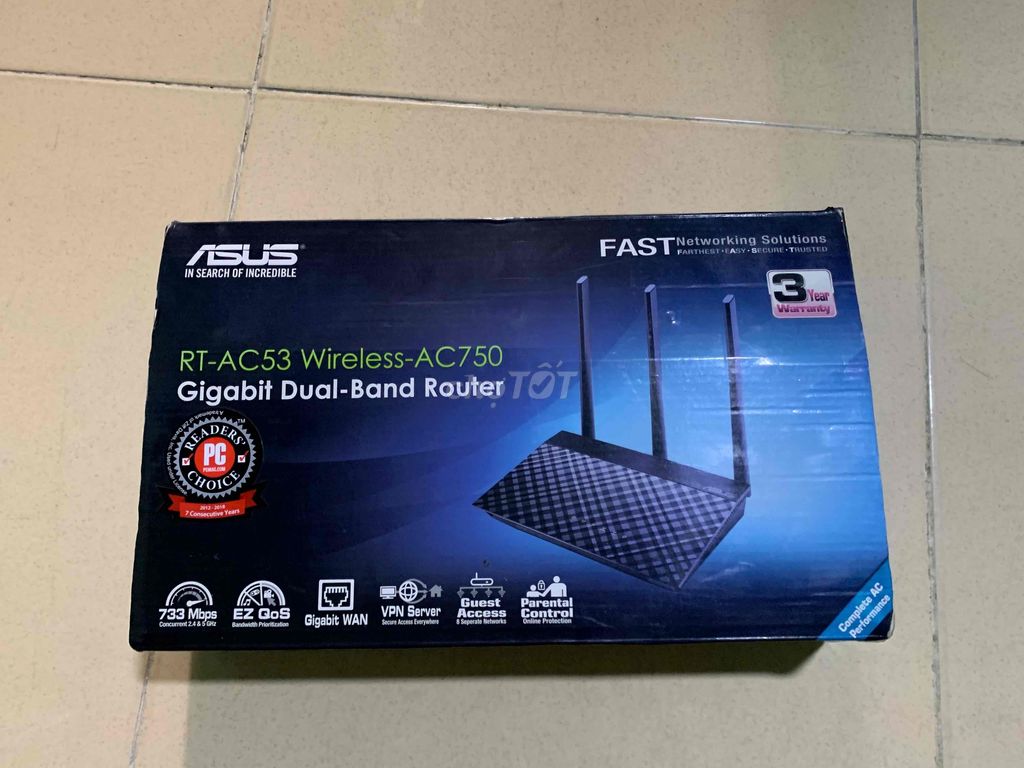 Router wifi Asus RT-AC53 2 băng tần 2.4G, 5G mới