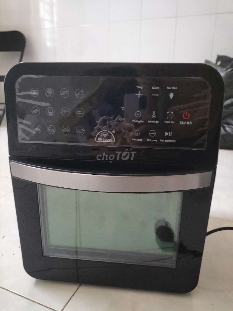 Nồi chiên không dầu Kim Cương 12L Đen. Mua bán Bếp, lò, đồ điện nhà bếp tại Thành phố Rạch Giá Kiên Giang được đăng bởi Aquarius hình 1