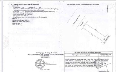 Bán đất liền kề đường 10m5 Hồ Tùng Mậu - dt: 235m2(10x23.5m). Mua bán đất tại Quận Liên Chiểu Đà Nẵng được đăng bởi Nguyễn Văn Cảnh