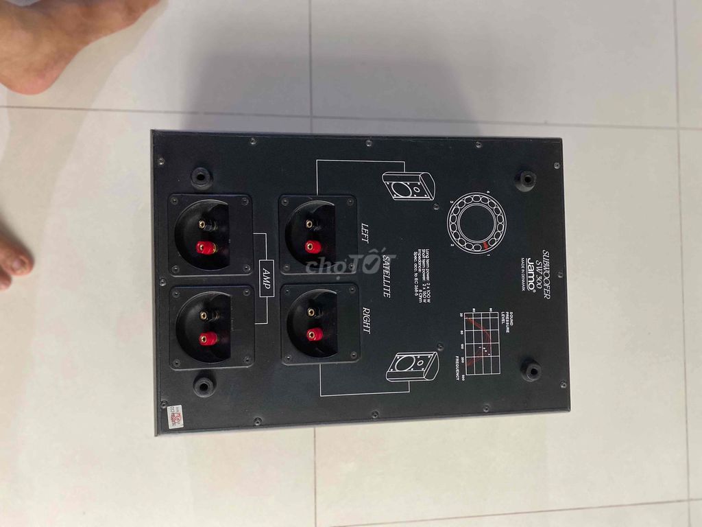 Loa Subwoofer Jamo SW300 Đan Mạch Đen. Mua bán Tivi, Âm thanh tại Quận Gò Vấp Tp Hồ Chí Minh được đăng bởi phan Tuấn anh  hình 1