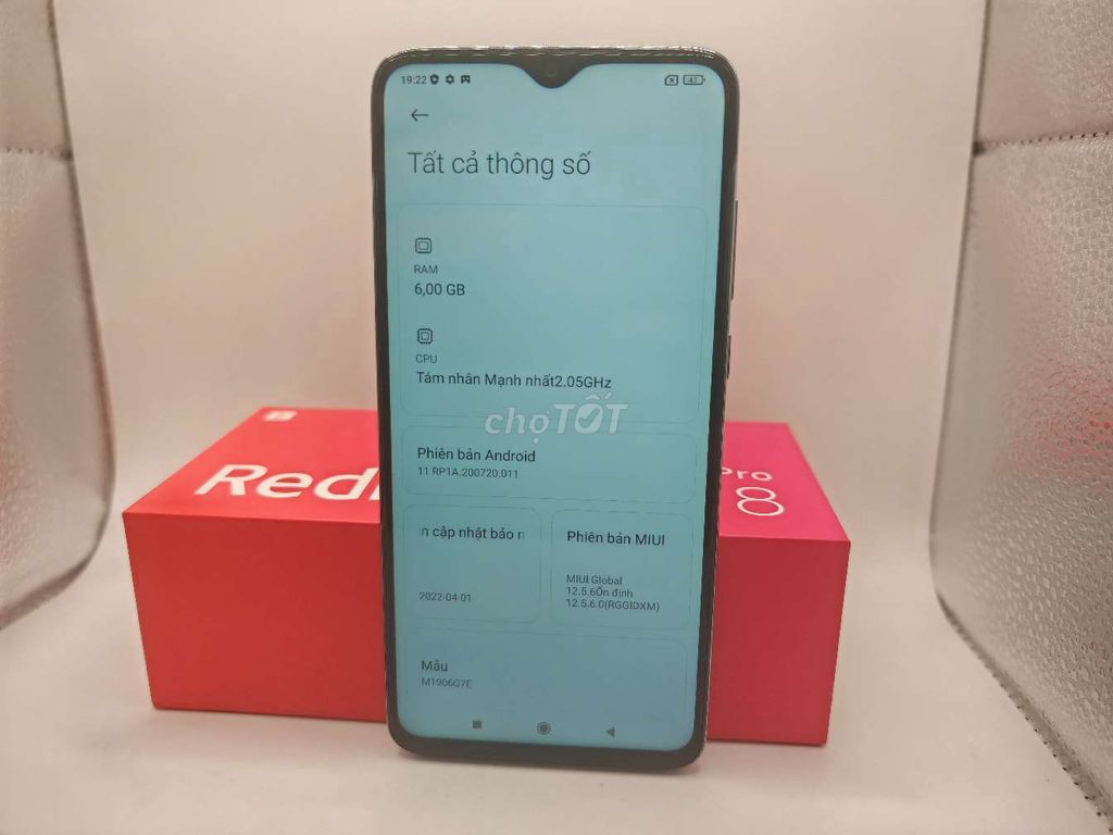 Redmi Note 8 Pro 6/64gb fullbox 99% (bao test)