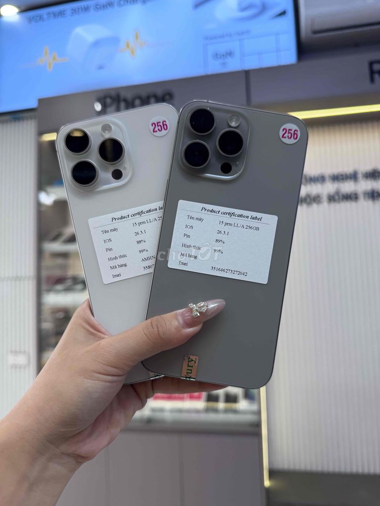 15prm LL/A 256gb trắng và TTTN. Mua bán Điện thoại tại Thành phố Nam Định Nam Định được đăng bởi nguyễn việt hoàng hình 1