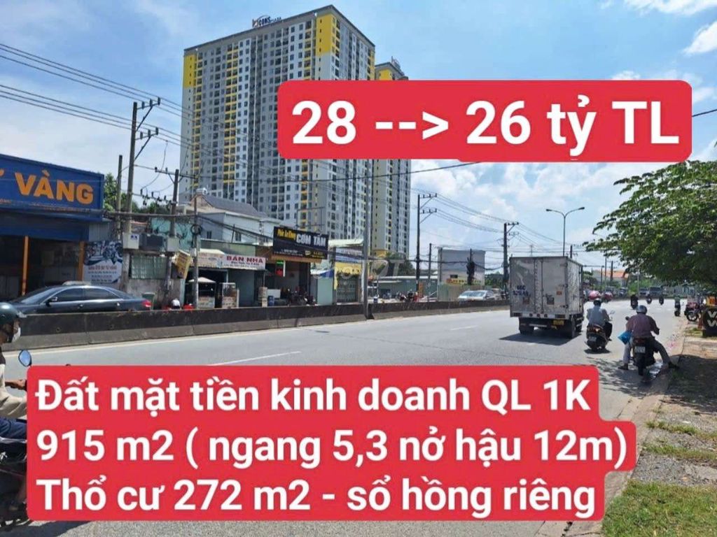 🆘 Kho Xưởng Mặt Tiền Trục Quốc Lộ 1K , P. Bình An, Tp. Dĩ An