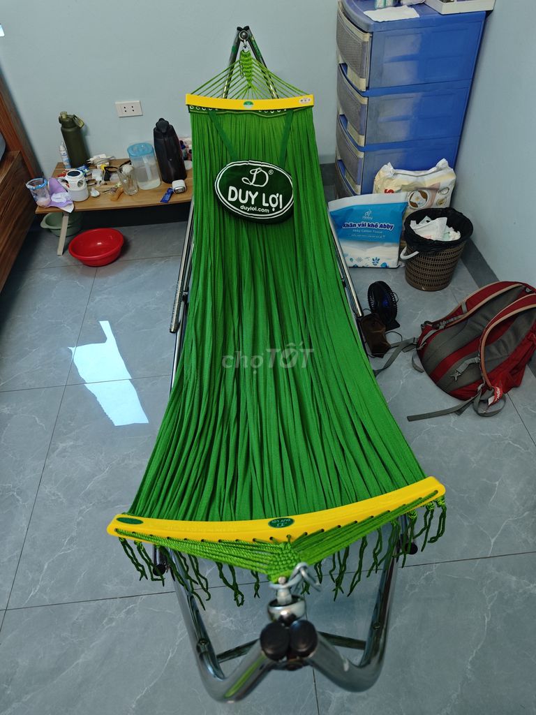 Võng xếp Duy Lợi Inox Xanh Cỡ lớn bh 10 năm hãng. Mua bán Nội thất, đồ gia dụng khác tại Huyện Quảng Xương Thanh Hóa được đăng bởi Nguyễn Tấn Lộc hình 1