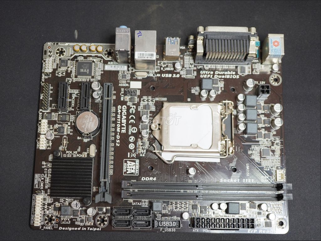 Bo mạch chủ Gigabyte GA-H110M-DS2. Mua bán Linh kiện (RAM, Card...) tại Quận Lê Chân Hải Phòng được đăng bởi Hồng Vân Nguyễn Thị hình 1
