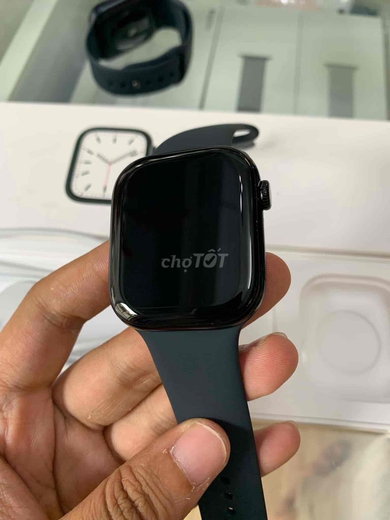 Bán đh apple watch sr10:46 jetblack likenew zin100