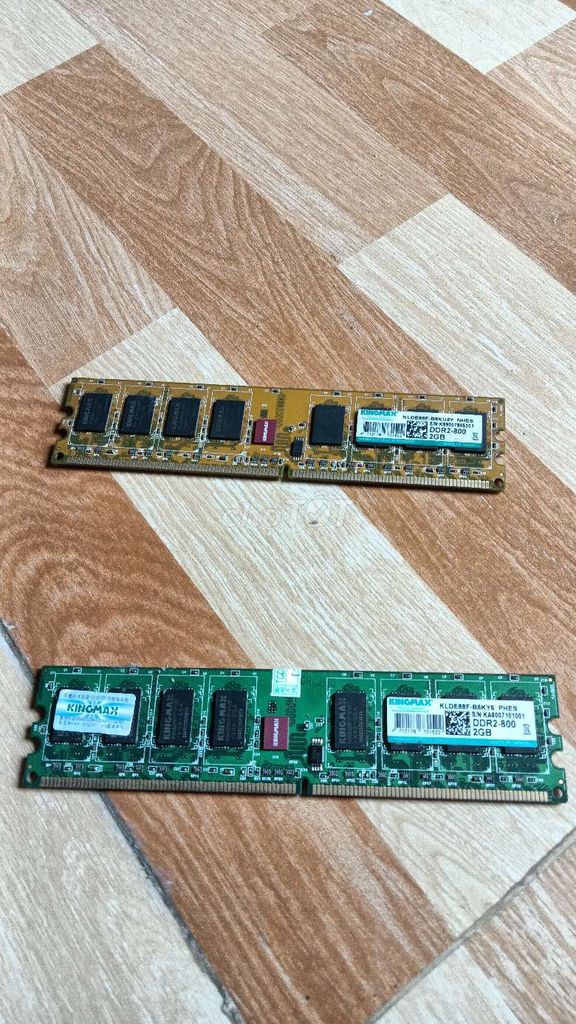 RAM Kingmax DDR2-800 2GB cũ. Mua bán Linh kiện (RAM, Card...) tại Thị xã Tân Uyên Bình Dương được đăng bởi Hung Vuong Le hình 1