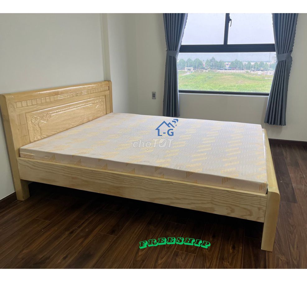 GIƯỜNG GỖ SỒI***🌟 GIƯỜNG GỖ🌟 GIƯỜNG GỖ🛏️ GIƯỜNG HCM. Mua bán Giường, chăn ga gối nệm tại Quận 10 Tp Hồ Chí Minh được đăng bởi GIƯỜNG SẮT SƠN LÂM hình 1
