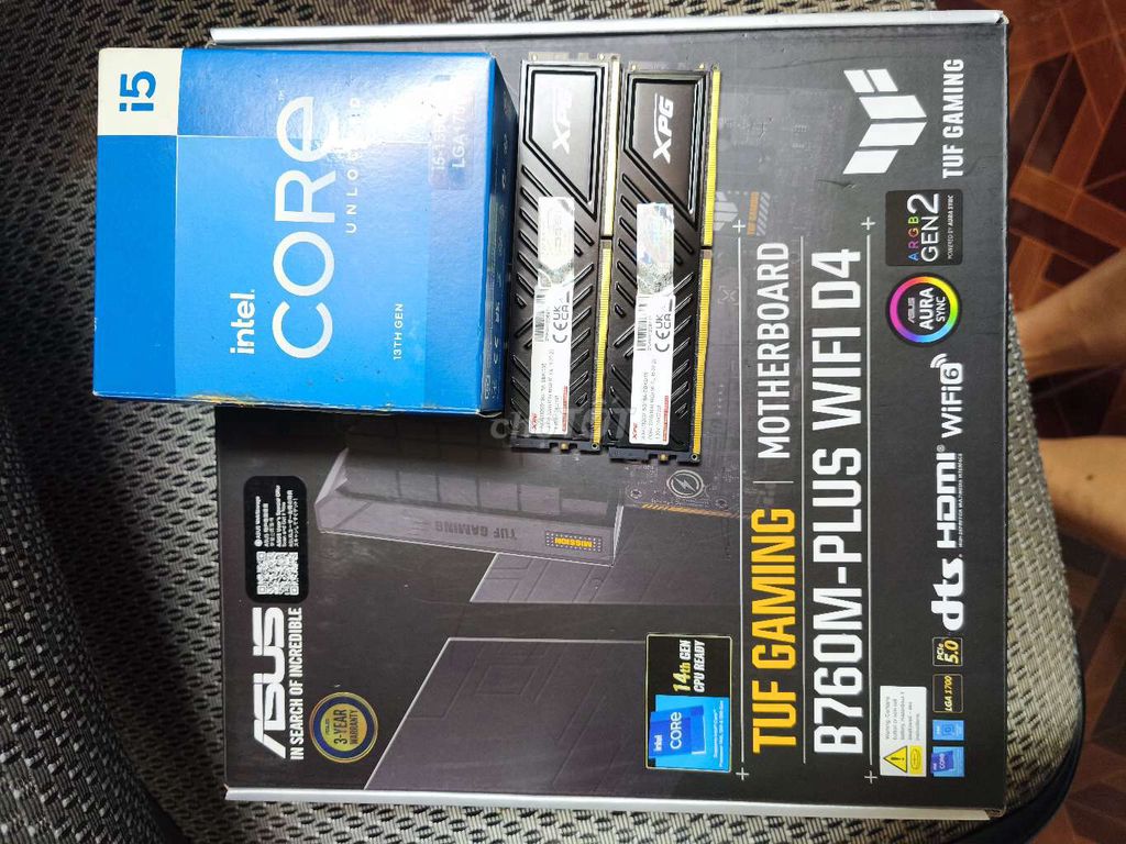 I5 13600K B760 16gbx2. Mua bán Linh kiện (RAM, Card...) tại Quận 3 Tp Hồ Chí Minh được đăng bởi Tran Phat hình 1