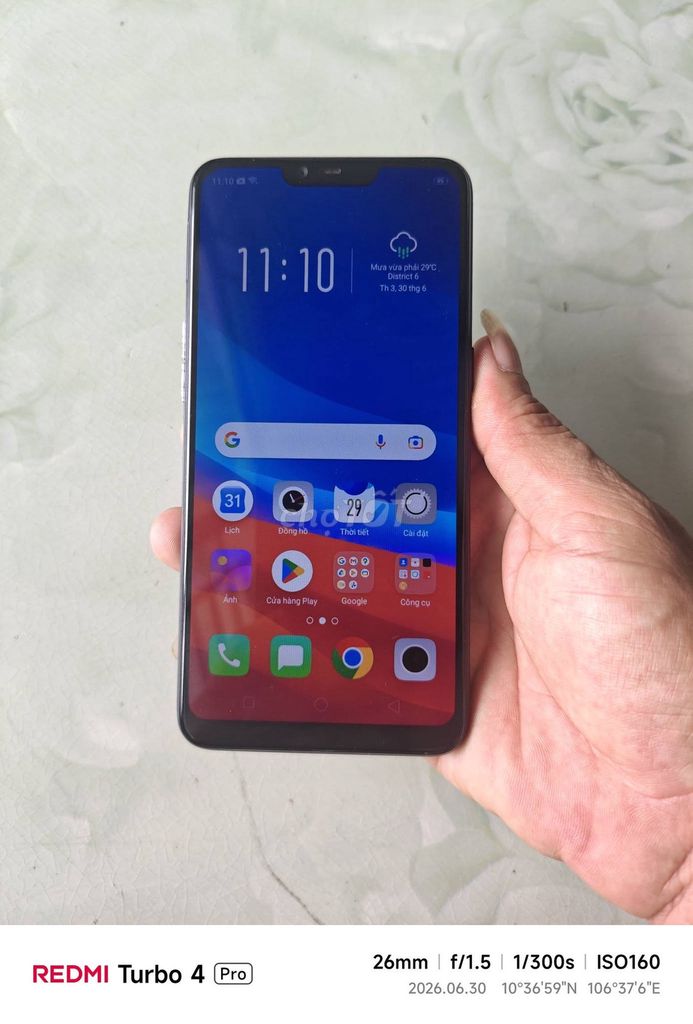 Oppo A3s 16GB Đen. Mua bán Điện thoại tại Quận 11 Tp Hồ Chí Minh được đăng bởi Hội Đồ Điện Tử hình 1