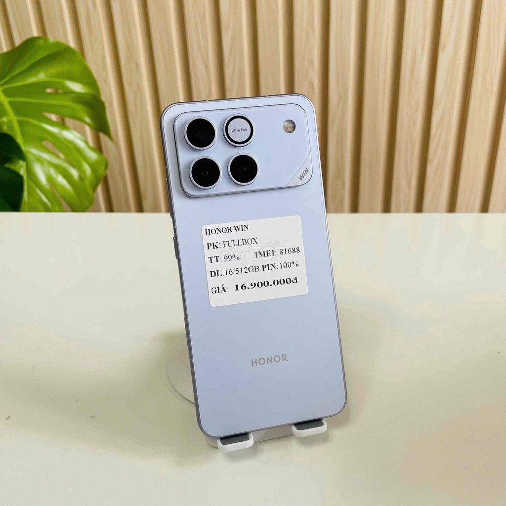 Honor Win -16/512GB - Pin 100 - Pin Trâu - FullBox. Mua bán Điện thoại tại Quận Ninh Kiều Cần Thơ được đăng bởi Hmphone hình 1