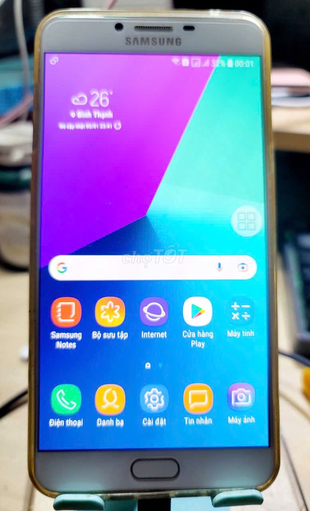 Samsung Galaxy C9 Pro Vàng. Mua bán Điện thoại tại Quận Bình Thạnh Tp Hồ Chí Minh được đăng bởi Anh Tú hình 1