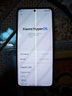 Xiaomi 12X sọc màn nhẹ, đã unlock cài rom eu. Mua bán Điện thoại tại Huyện Việt Yên Bắc Giang được đăng bởi Ngô Phú ktpt