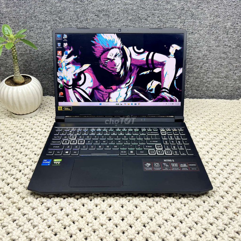 Gaming Acer Nitro 5 - i5 11400H / VGA RTA 3050 4G. Mua bán Laptop tại Thành phố Huế Thừa Thiên Huế được đăng bởi LÊ NGUYỄN LAPTOP LAPTOPHUE COM VN hình 1