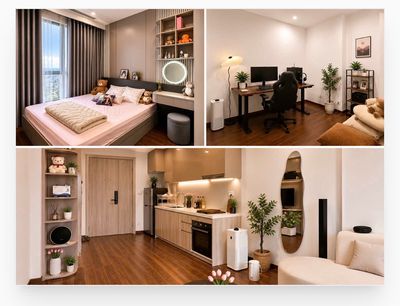 Căn hộ 64 m² · 2 PN · Đường Văn Lang