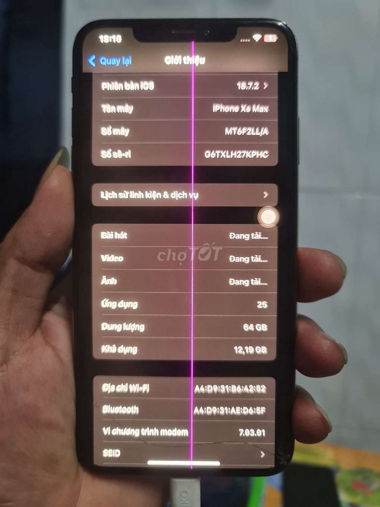 iPhone Xs Max 64GB Vàng Đồng Sọc. Mua bán Điện thoại tại Thành phố Biên Hòa Đồng Nai được đăng bởi Lehoang Minhphu hình 1