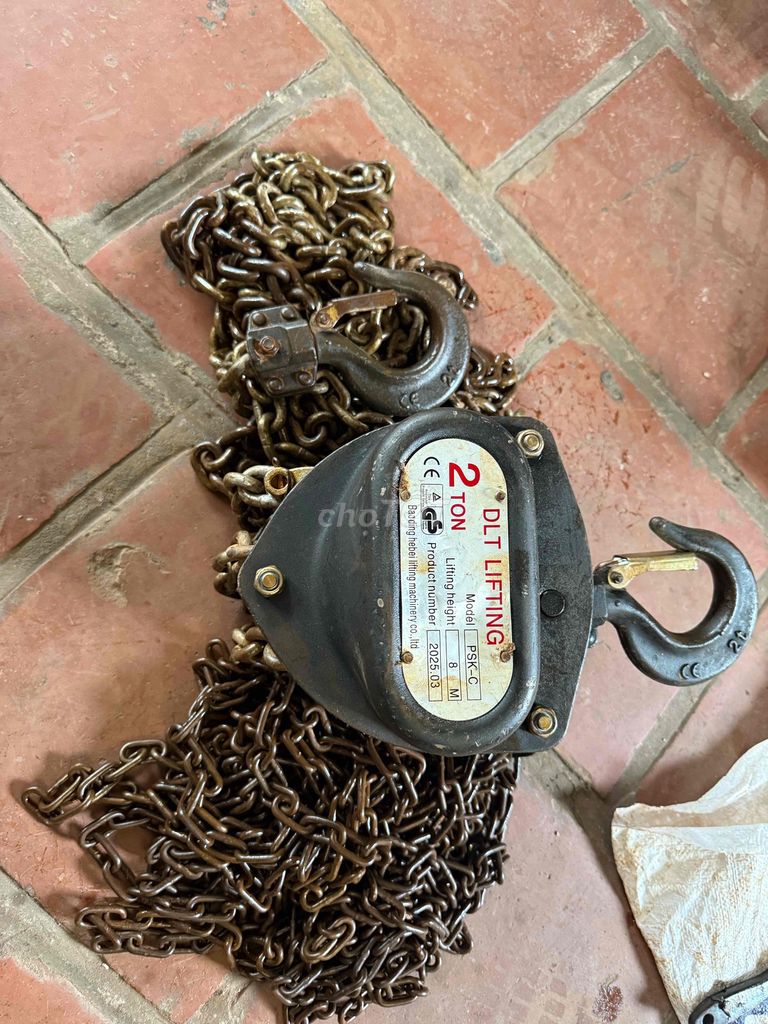 Palang xích DLT Lifting PSK-C 2 tấn cũ. Mua bán Đồ chuyên dụng, Giống nuôi trồng tại Huyện Mê Linh Hà Nội được đăng bởi Nguyễn thắng hình 1