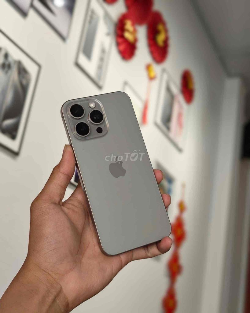 Apple iPhone 15 Pro Max 256GB Titanium. Mua bán Điện thoại tại Huyện Lấp Vò Đồng Tháp được đăng bởi thanh thanh hình 1
