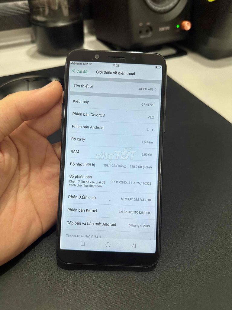 Oppo a83 còn đẹp (mua dùng luôn) 450. Mua bán Điện thoại tại Thành phố Bến Tre Bến Tre được đăng bởi Hoàng Huy hình 1
