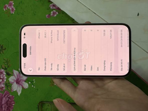 iPhone 15 Plus 128GB Bạc. Mua bán Điện thoại tại Quận 1 Tp Hồ Chí Minh được đăng bởi Hội Đồ Điện Tử hình 1