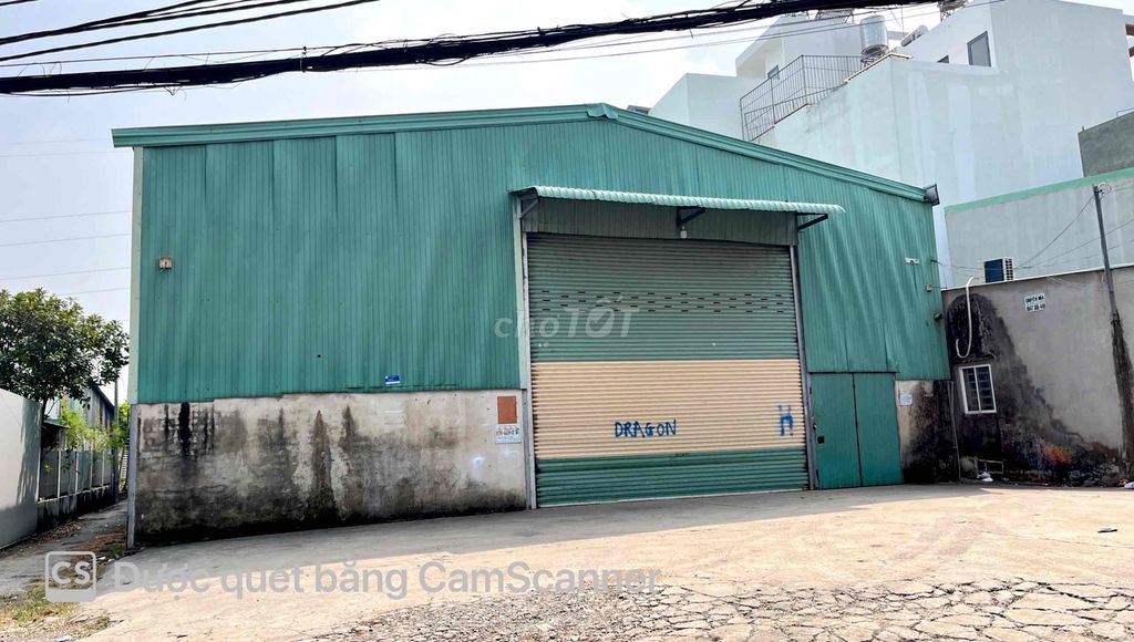 CHO THUEEXUONGRW TỔNG DIỆN TÍCH 1600M2 GIÁ CHỈ 80TR TẠI Q12