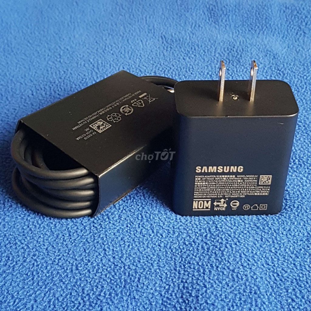 BỘ SẠC 50W SAMSUNG 2 CỔNG USB C TIỆN LỢI. Mua bán Phụ kiện (Màn hình, Chuột...) tại Quận Thanh Khê Đà Nẵng được đăng bởi Oanh Ngô hình 1