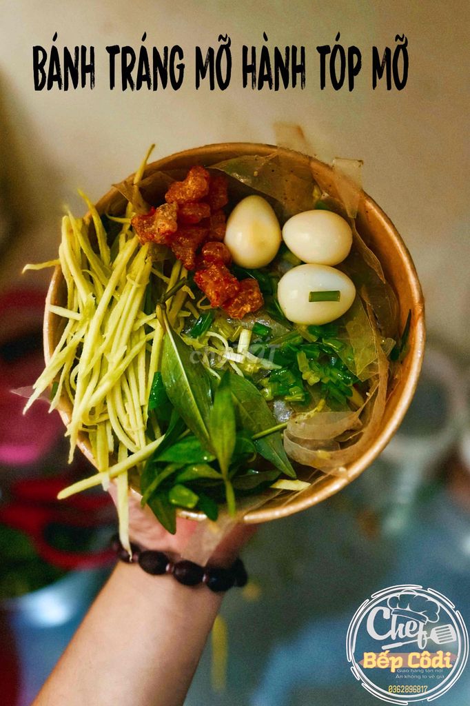 Bánh tráng mỡ hành tóp mỡ. Mua bán Đồ ăn, thực phẩm và các loại khác tại Quận Gò Vấp Tp Hồ Chí Minh được đăng bởi Ái Vy hình 1