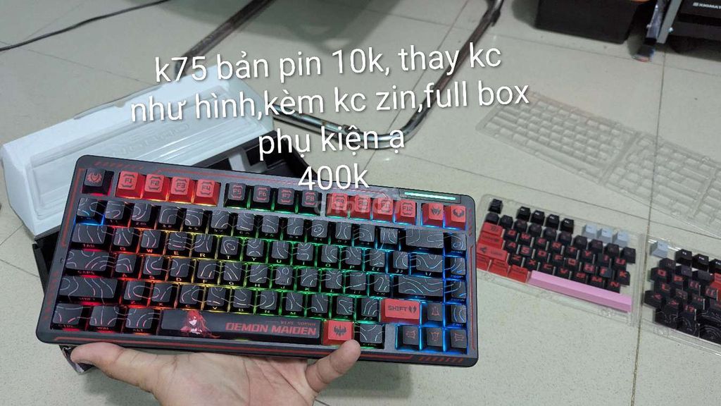 Phím cơ và chuột gaming. Mua bán Phụ kiện (Màn hình, Chuột...) tại Huyện Mỹ Xuyên Sóc Trăng được đăng bởi Chí Hùng hình 1