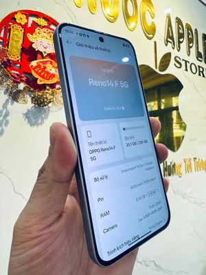 Oppo reno 14F-5G-256Gb mới. Mua bán Điện thoại tại Thành phố Qui Nhơn Bình Định được đăng bởi PhướcApple 316B Nguyễn Thái HọcQuy Nhơn